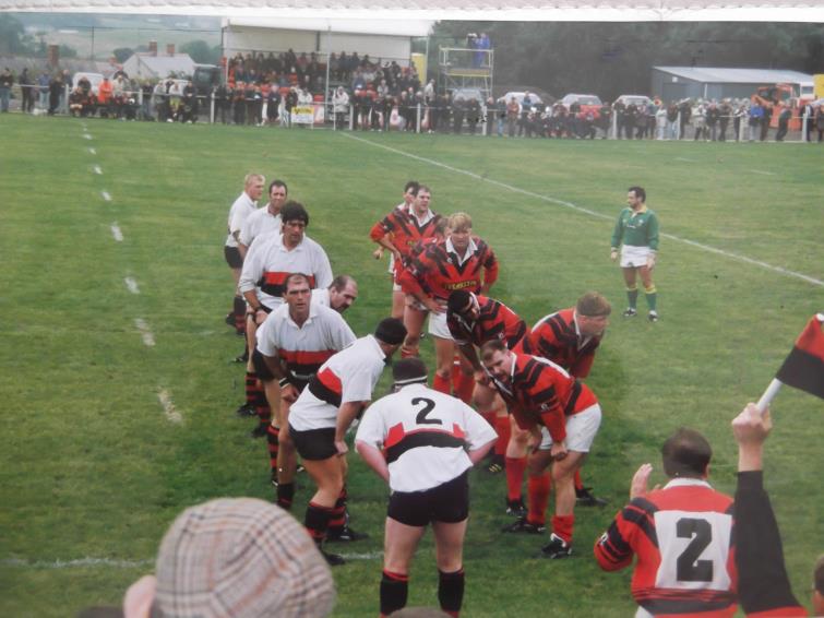 Tenby United in the good old days in front of a big crowd Tenby United in the good old days in front of a big crowd